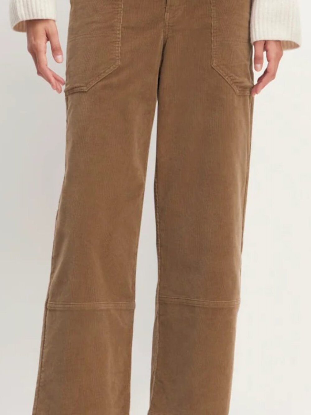 Everlane Corduroy Gardener Pant, Brown, Size 8 - Picture 5 of 6